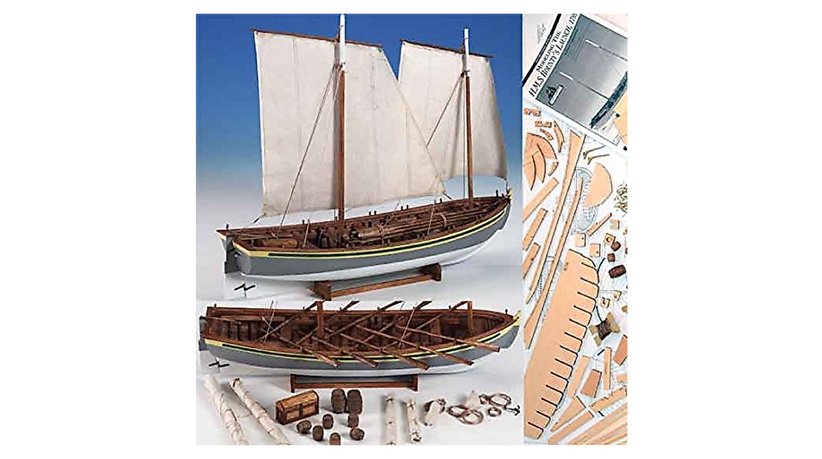 Model Shipways HMS Bounty Launch 1:16 Plank-on-Frame Kit