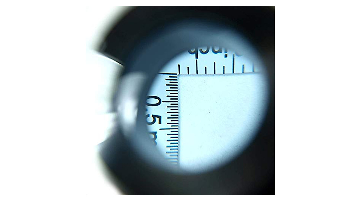 10X LED Handheld Magnifier with Measuring Scale