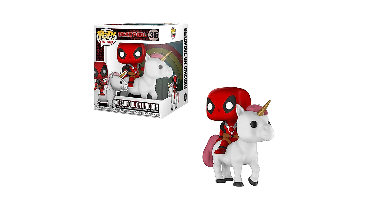 Funko Pop! Rides Deadpool on Unicorn - Exclusive Figure