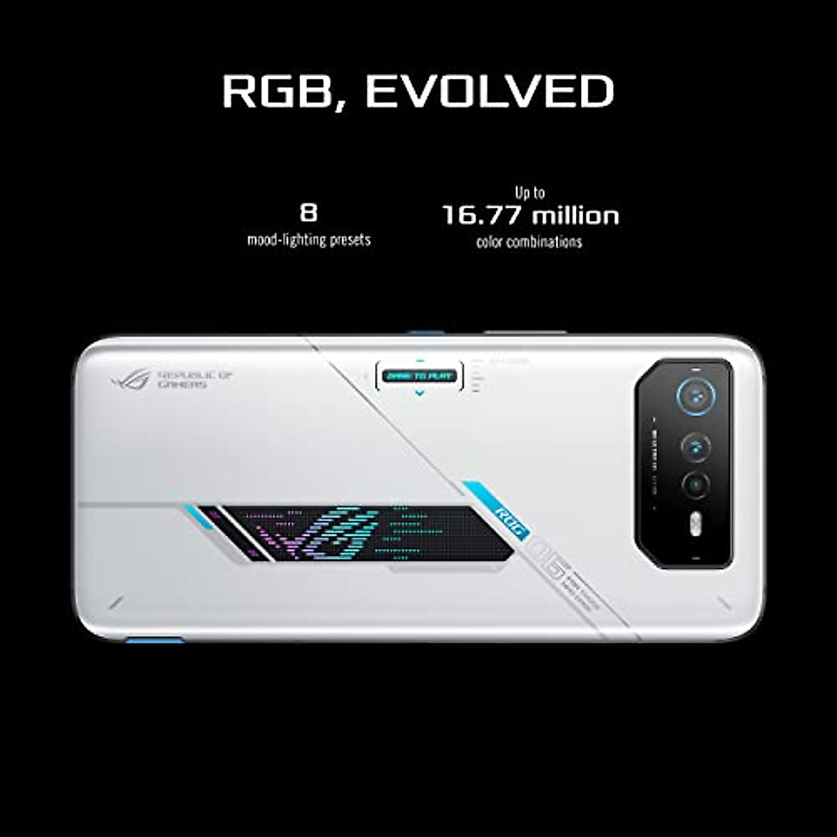 ASUS ROG 6 Cell Phone, 6.78” FHD+ 2448x1080 165Hz, 6000mAh Battery ...