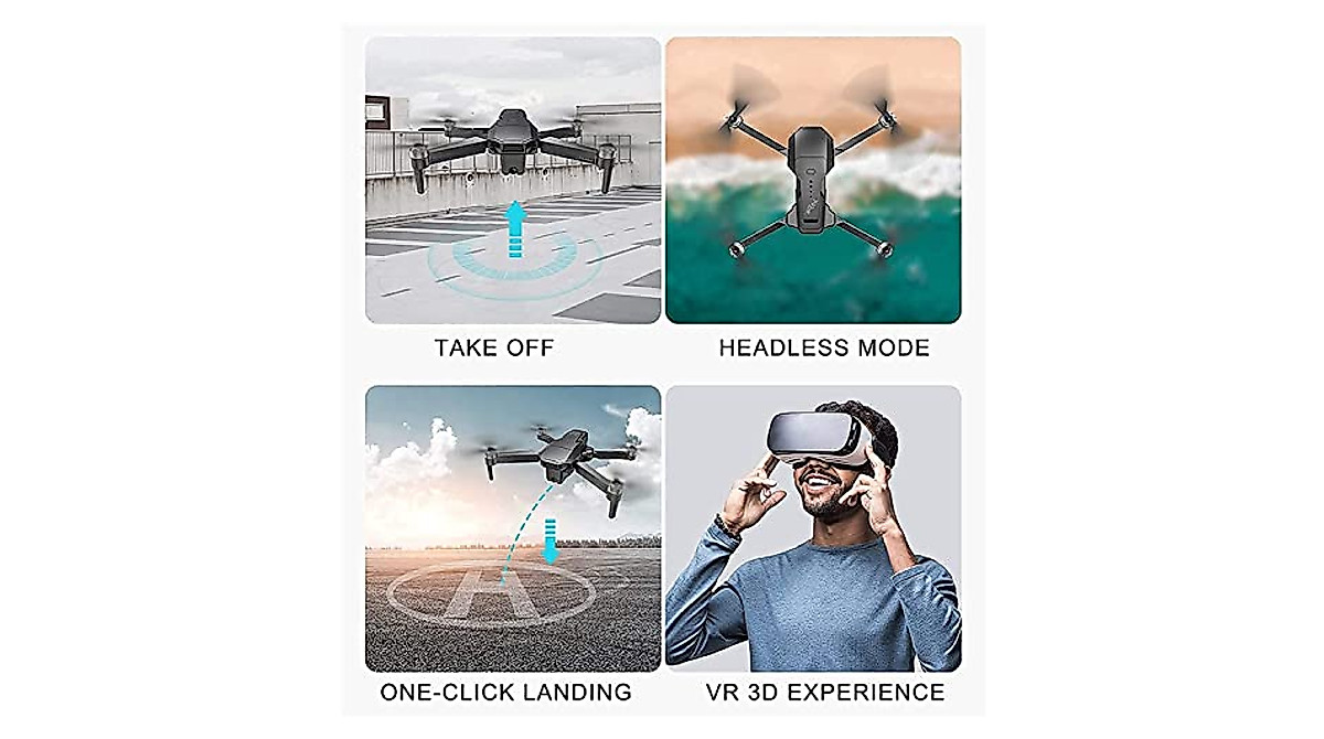 INDYAH Portable 4K Drone | Foldable Aerial Photography