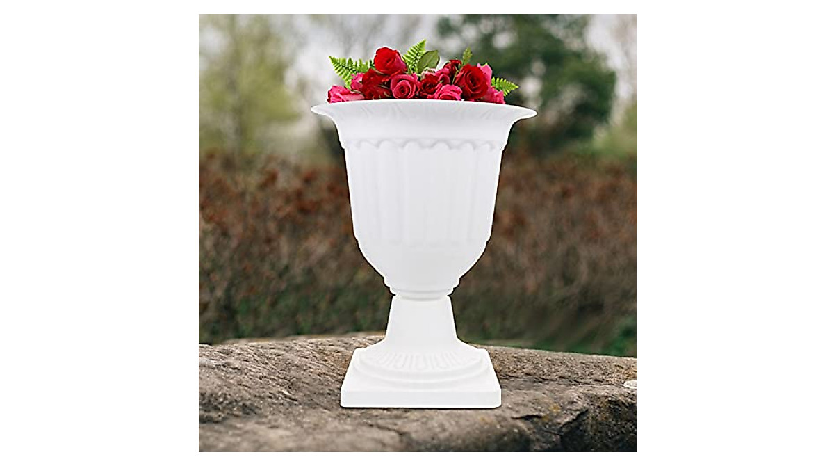 Aazon.co : Novelty 38142.04, White Classic Urn Planter, 14 Inch