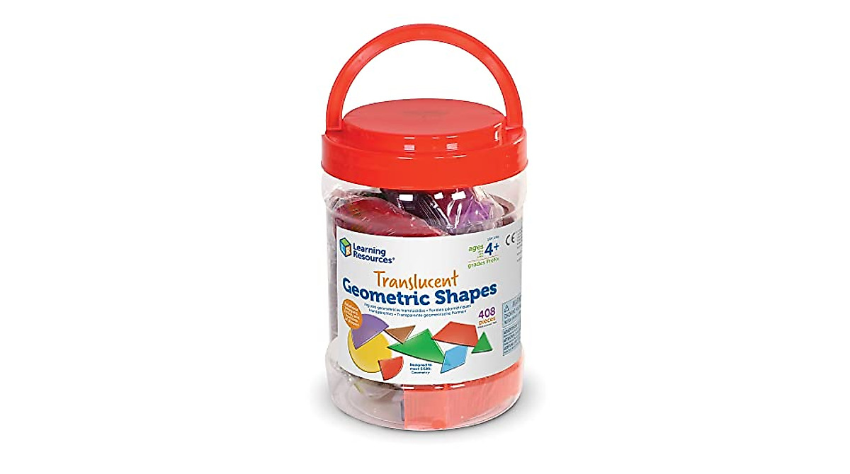 Engaging Translucent Geometric Shapes for Kids