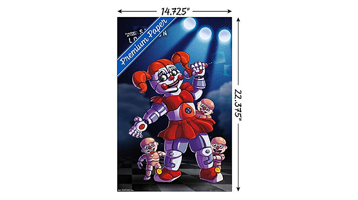 Buy Five Nights at Freddy's Sister Location Baby Wall Poster - Premium ...