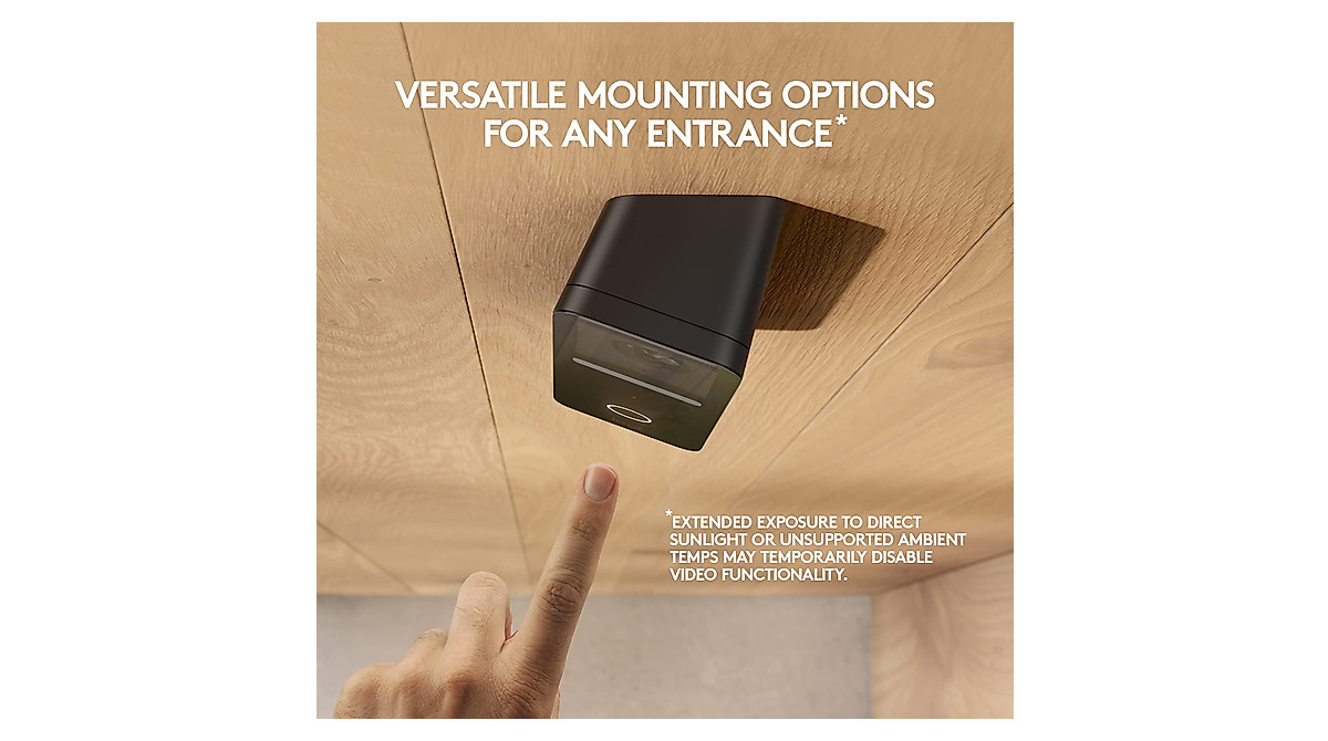 Logitech Circle View Apple HomeKit Wired Doorbell - HD Video & Face ...