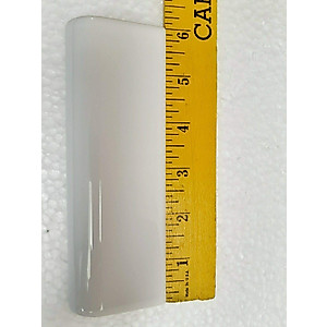 thumbnail image 2 of Daltile Bright Arctic White 2x6 Ceramic Tile Mud Cap Bullnose Trim – Individual Piece 2 of 6