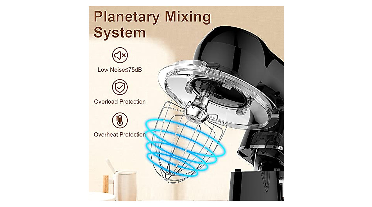 Mini Angel Electric Stand Mixer 5.5 Qt - Powerful & Versatile Kitchen tool