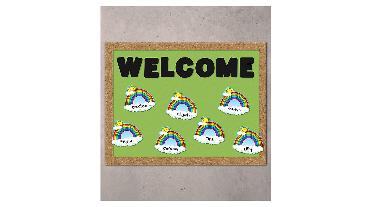 Carson Dellosa Rainbow Cutouts - Bright Classroom Spring Decor
