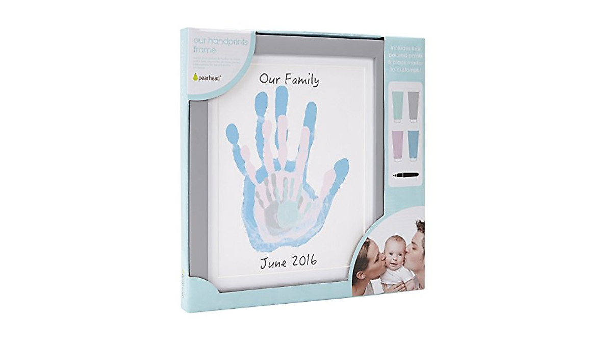 Pearhead DIY Handprint Frame Kit - Perfect Family Gift & Keepsake