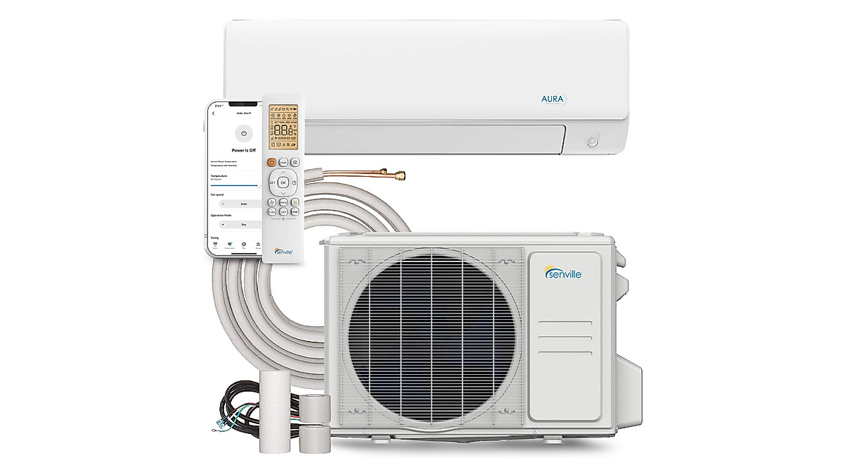 Senville AURA 9000 BTU Mini Split AC | Alexa Compatible & Energy Star