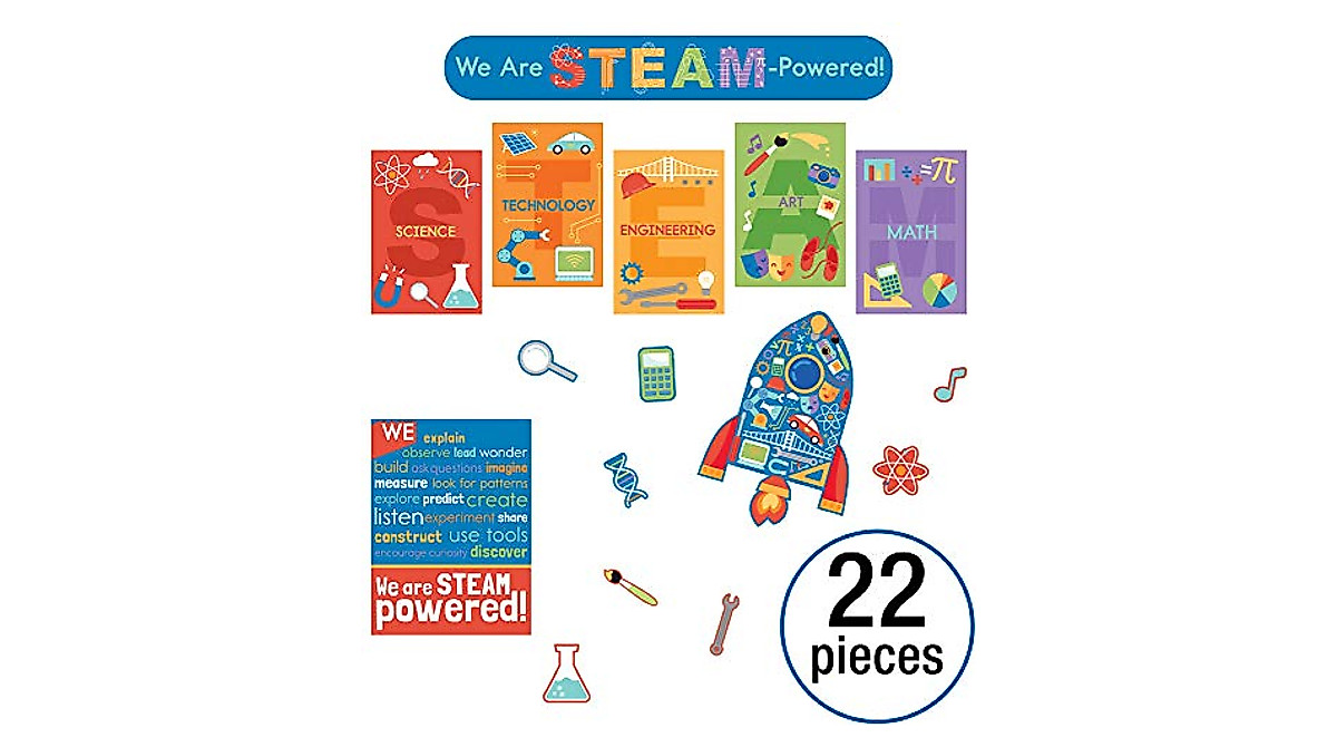 Carson Dellosa STEAM Bulletin Board Set for Classroom Decor