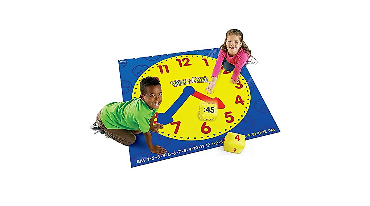 Learning Resources Time Activity Mat for Kids Ages 5+ | Interactive ...