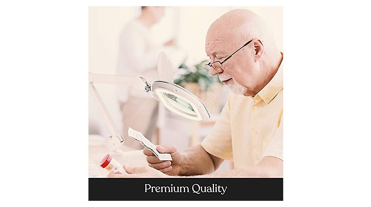 Brightech LightView Pro: 2-in-1 Magnifying Lamp