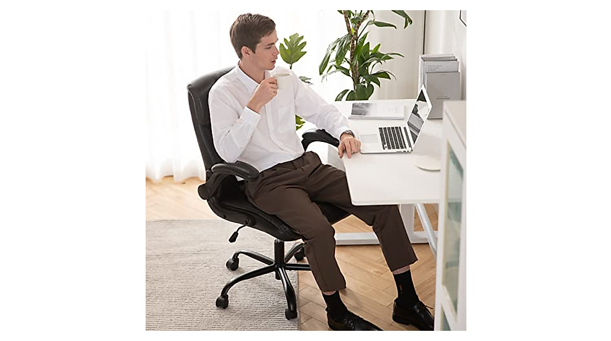 COLAMY High Back Executive Office Chair - Ergonomic Comfort