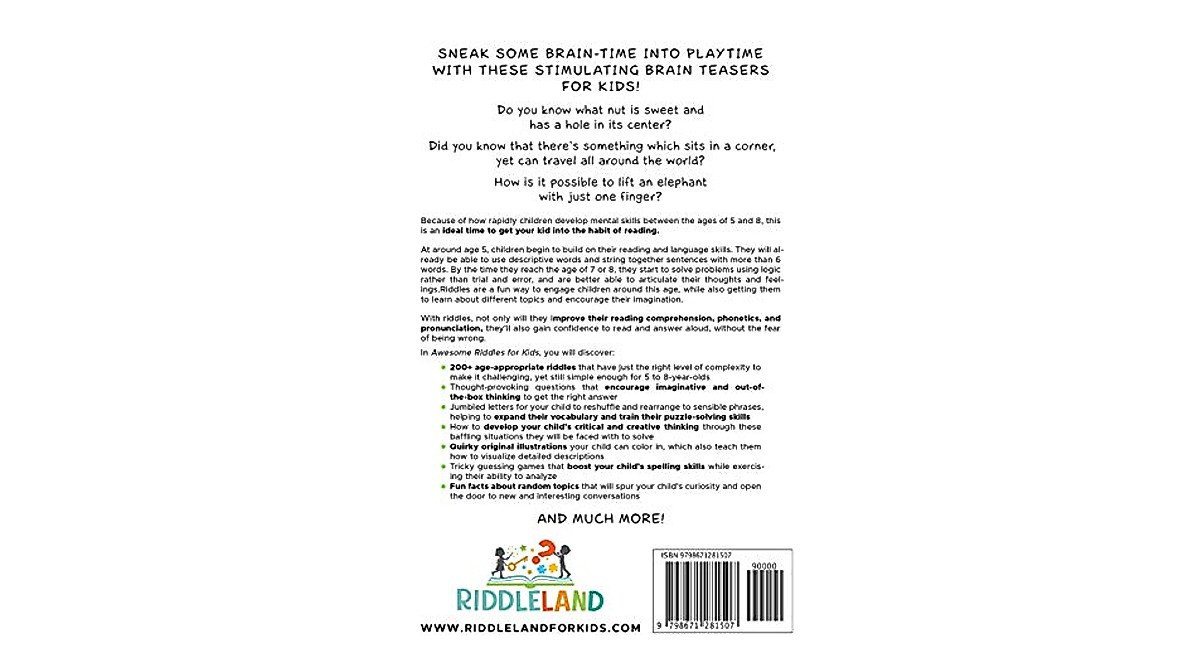 Fun Riddles for Kids Ages 5-8 | Boost Logic and Imagination