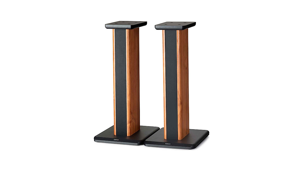 Edifier SS02 Wood Grain Speaker Stands for S1000 Series | Elevate Sound