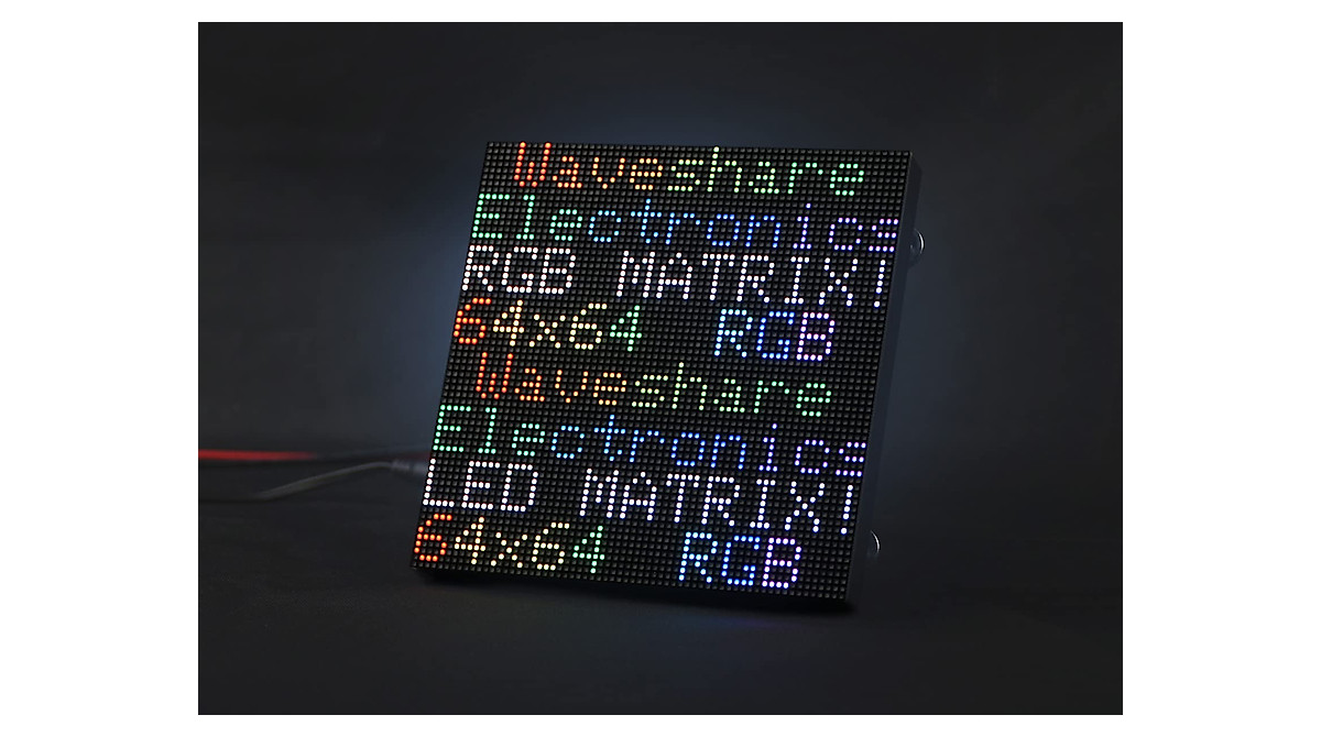 Full-Color RGB LED Matrix Panel for Raspberry Pi