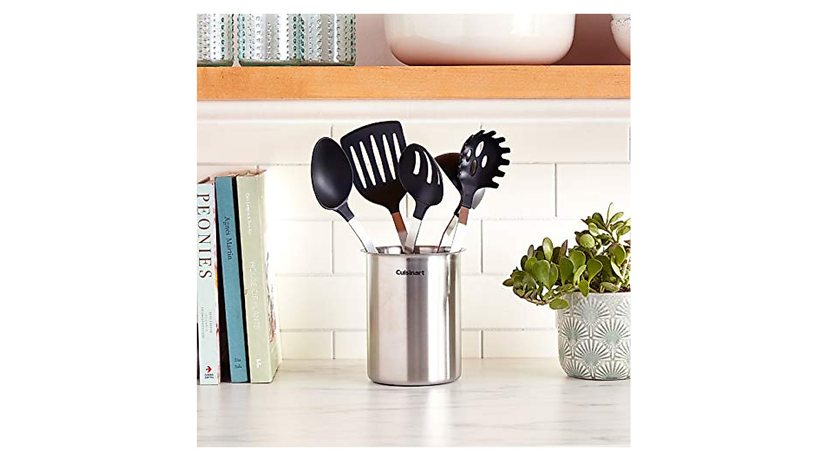 Cuisinart Steel Barrel Crock Set - 6 Pieces for Stylish Kitchen Storage