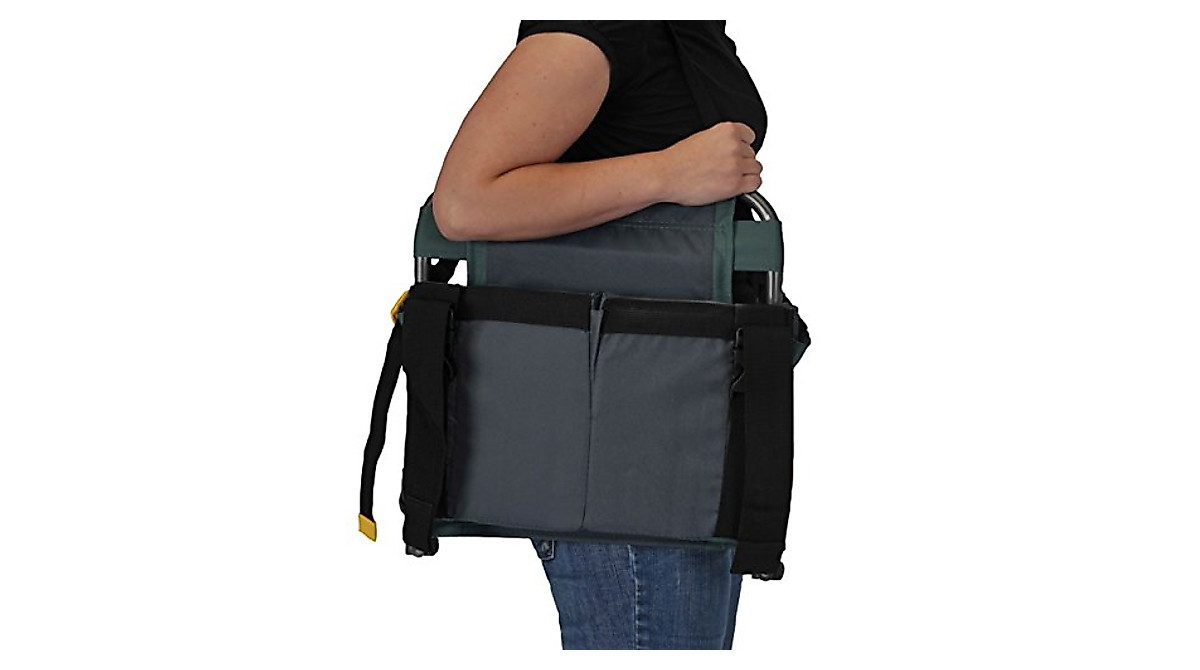 thumbnail image 2 of GCI Outdoor SitBacker Adjustable Canoe Seat With Back Support - Portable, Foldable, Black 2 of 5