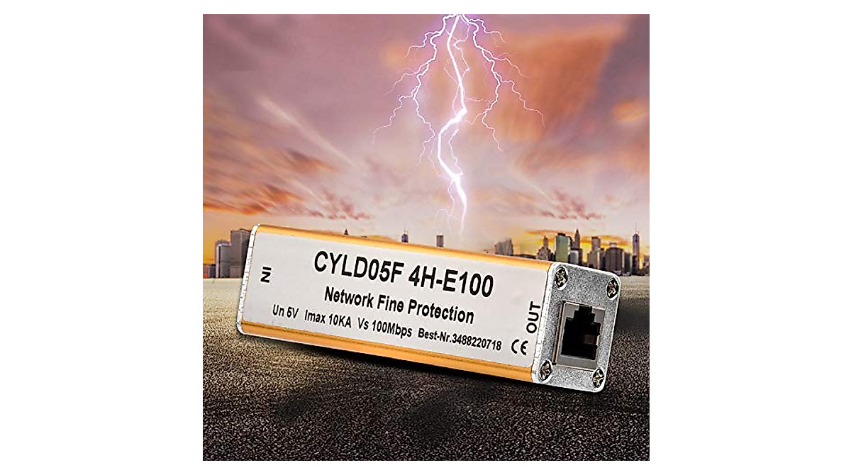 5V Power Supply Lightning Protector RJ45 RJ11 Adapter | Surge Protection