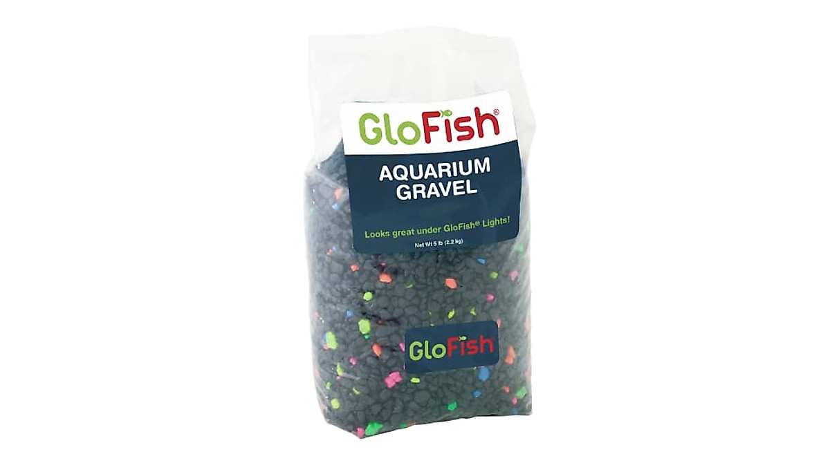 GloFish Aquarium Gravel with Fluorescent Accents - 5 lb