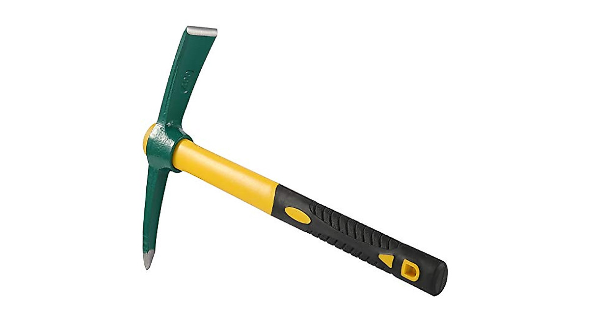 KEILEOHO 15-Inch Pick Mattock Hoe for Gardening & Outdoor Use