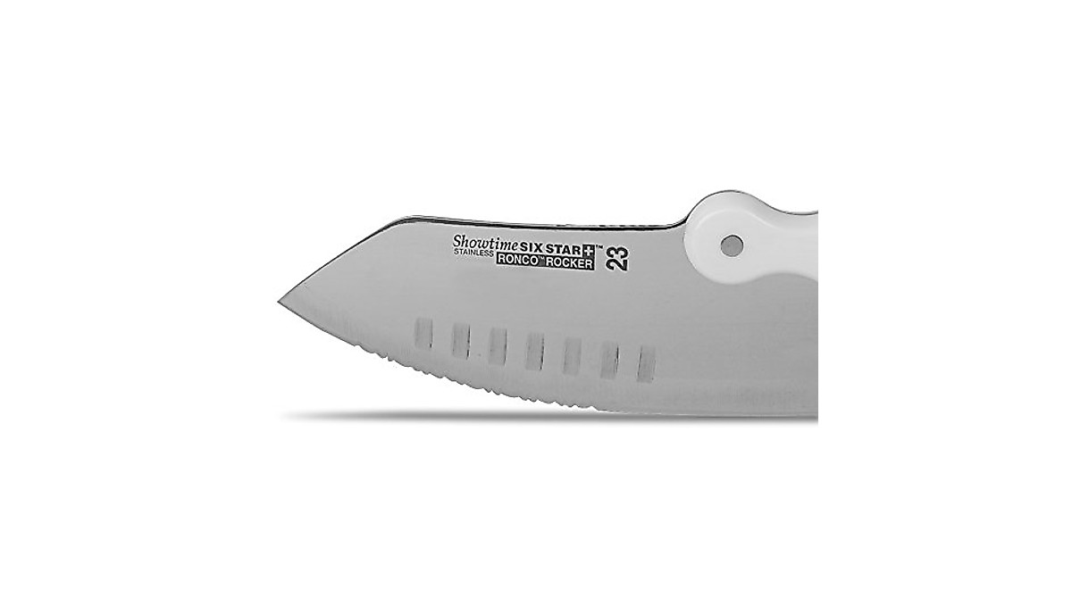Ronco Six Star+ Rocker Knife #23 in White | Effortless Kitchen Cutting