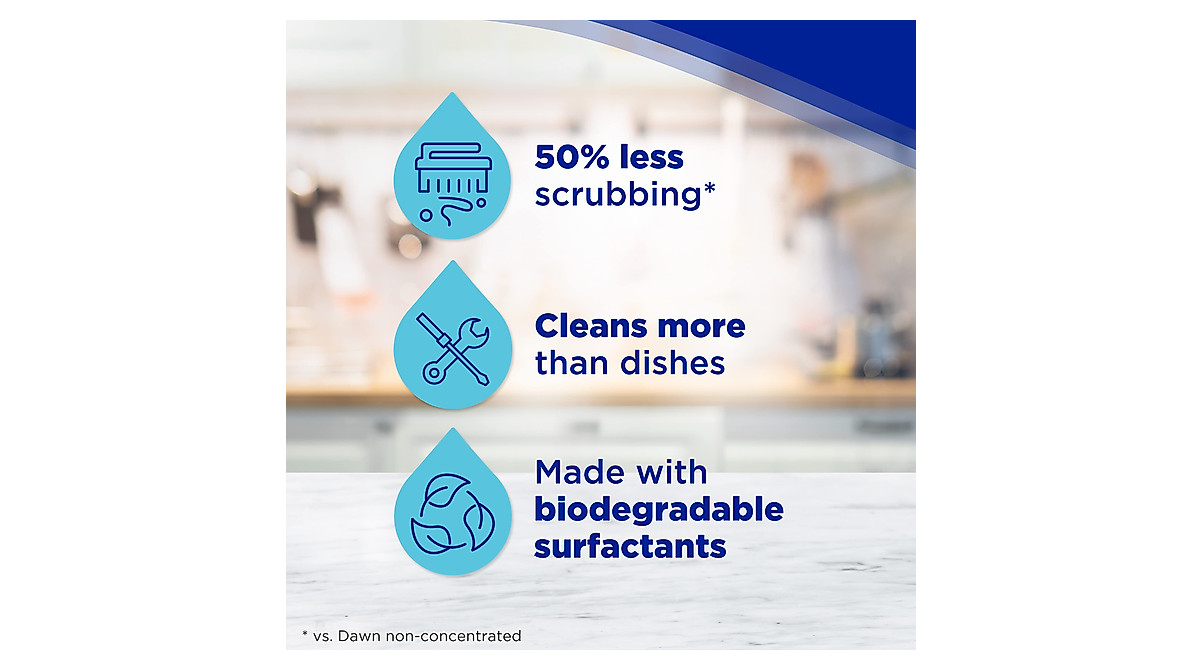 Dawn Ultra Dish Soap - Clean More with Less