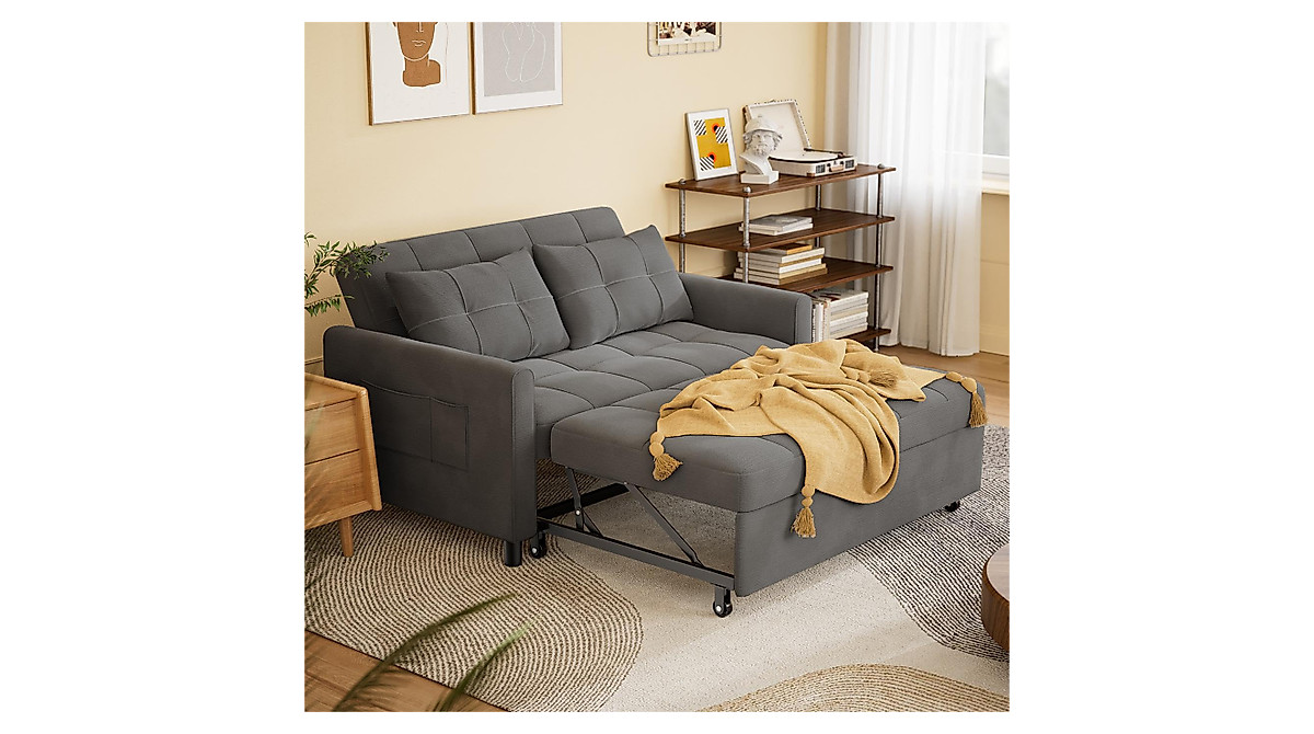 Gizoon 3-in-1 Convertible Sofa Bed | Space-Saving Lounge & Sleeper