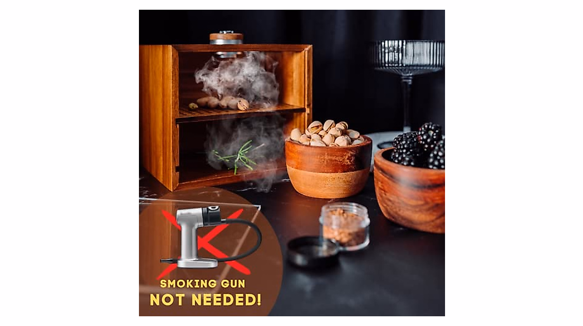 Culinary Smoker Box - Portable Indoor Food & Drink Smoke Infuser