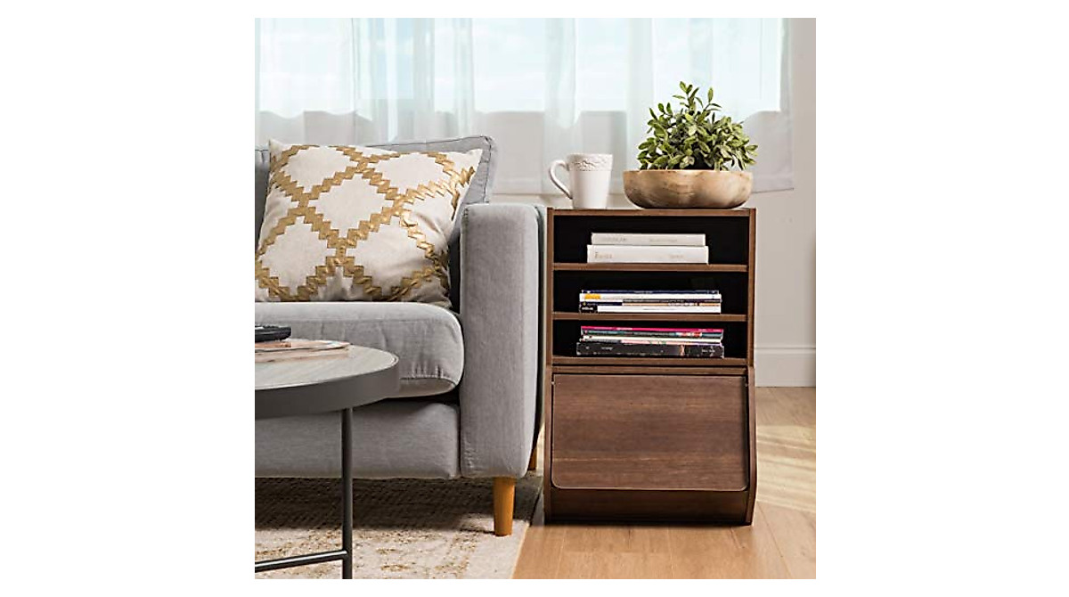IRIS USA Modular Wood Stacking Storage Box - Easy Assembly