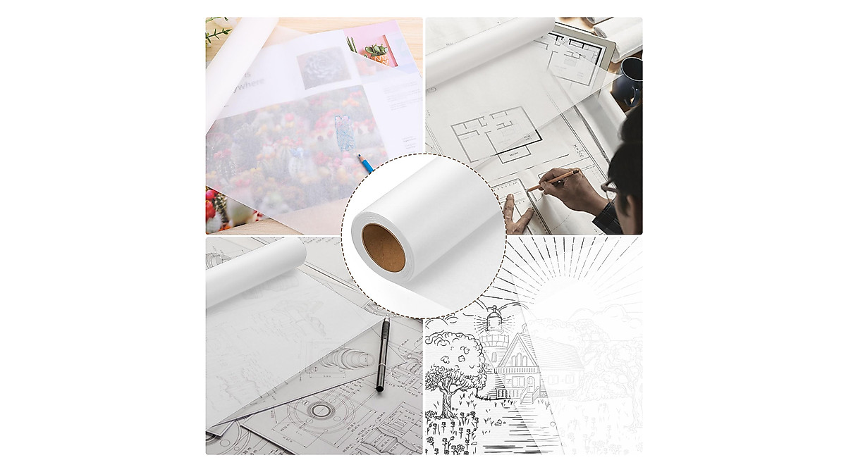 Tracing Paper Roll 12in x 25yd for Drawing & Sewing | Prudiut