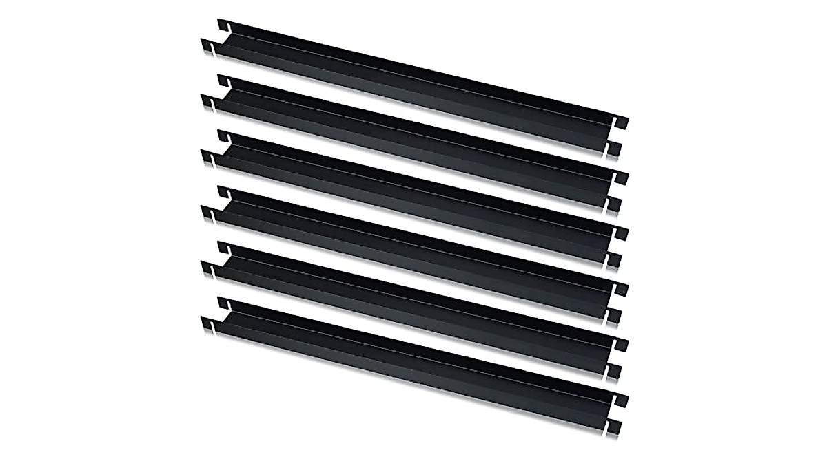 6 Pack Stainless Steel File Rails for Office & Home Storage