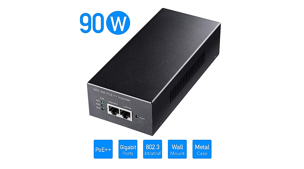 Cudy POE400 90W Gigabit PoE++ Injector | High Power Ethernet Adapter