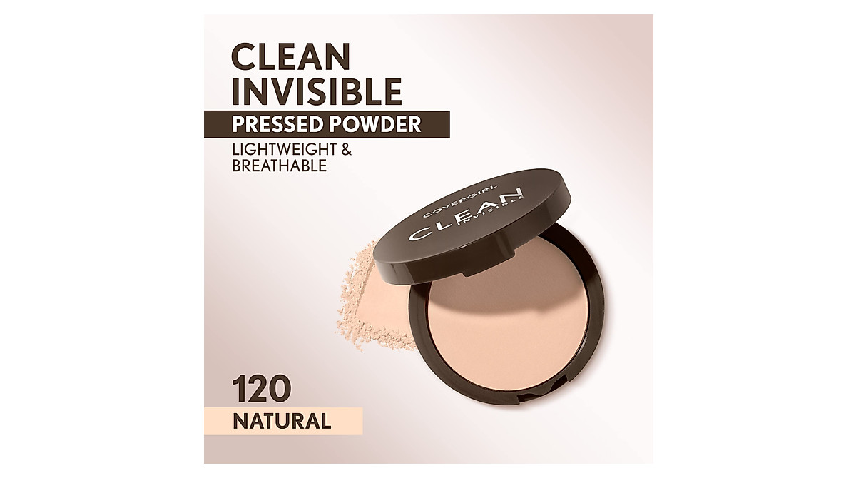 Covergirl Clean Invisible Pressed Powder - Vegan & Lightweight