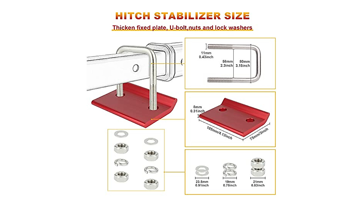 Upenty Anti Rattle Hitch Tightener - Say Goodbye to Noise