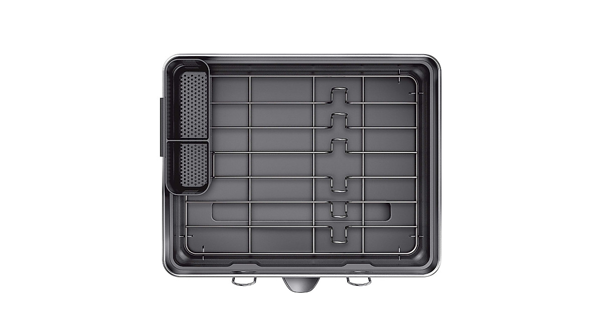 Simplehuman Compact Steel Dish Rack with Swivel Spout | Space-Saving ...