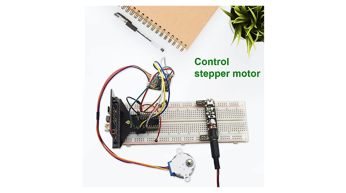 KEYESTUDIO Microbit STEM Kit for Beginners with 40 Lessons & Components