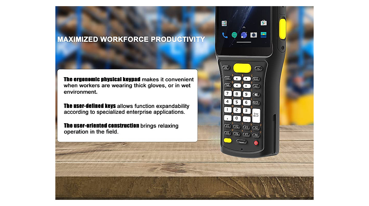 Rugged Android Handheld PDA for Inventory Management