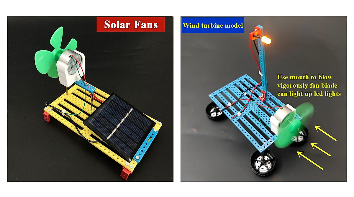 DIY Electric Circuit Motor Kit | Solar Panel STEM Learning