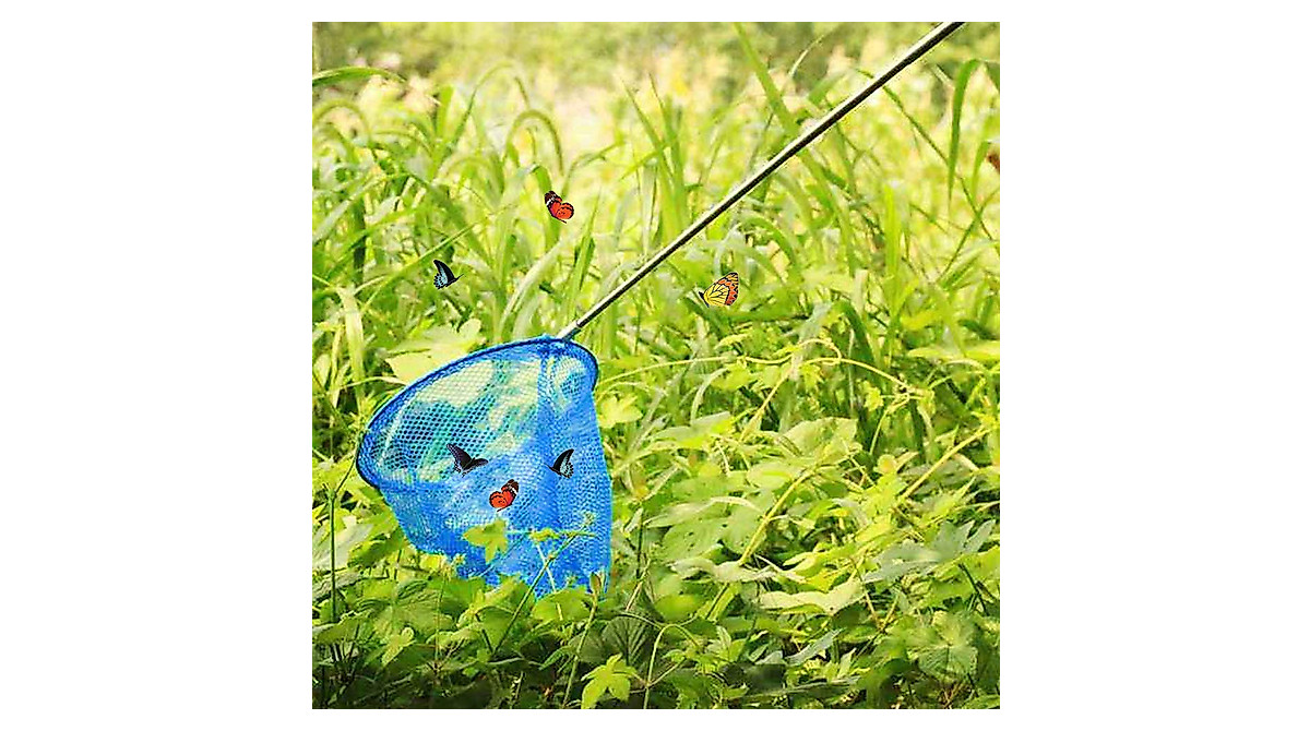 Kids Telescopic Butterfly Nets for Kids Outdoor Bug Catching - 34 Inches