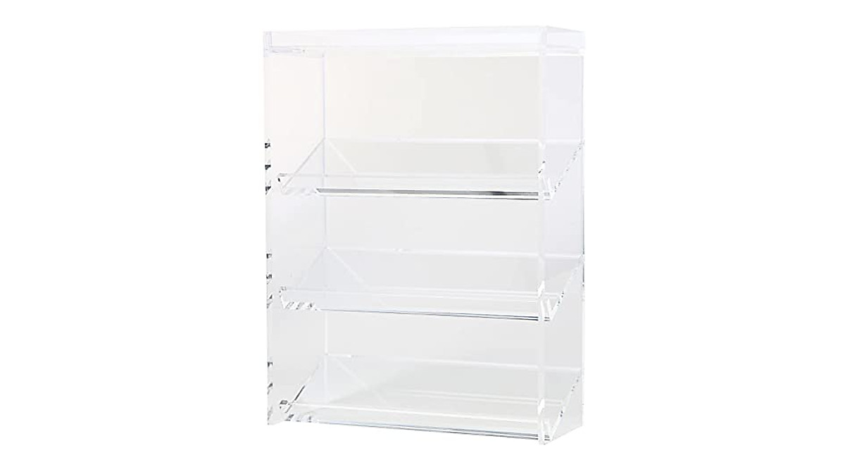 MUJI Acrylic 3-Shelf Display Stand for Kitchen & Office Organizing