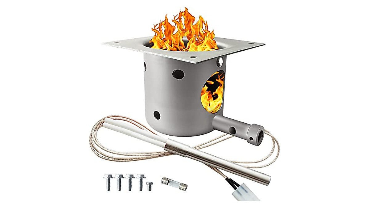 Fire Burn Pot & Hot Rod Ignitor Kit for Grills