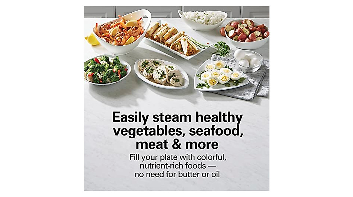 Hamilton Beach Digital Food Steamer & Rice Cooker - Healthy Cooking