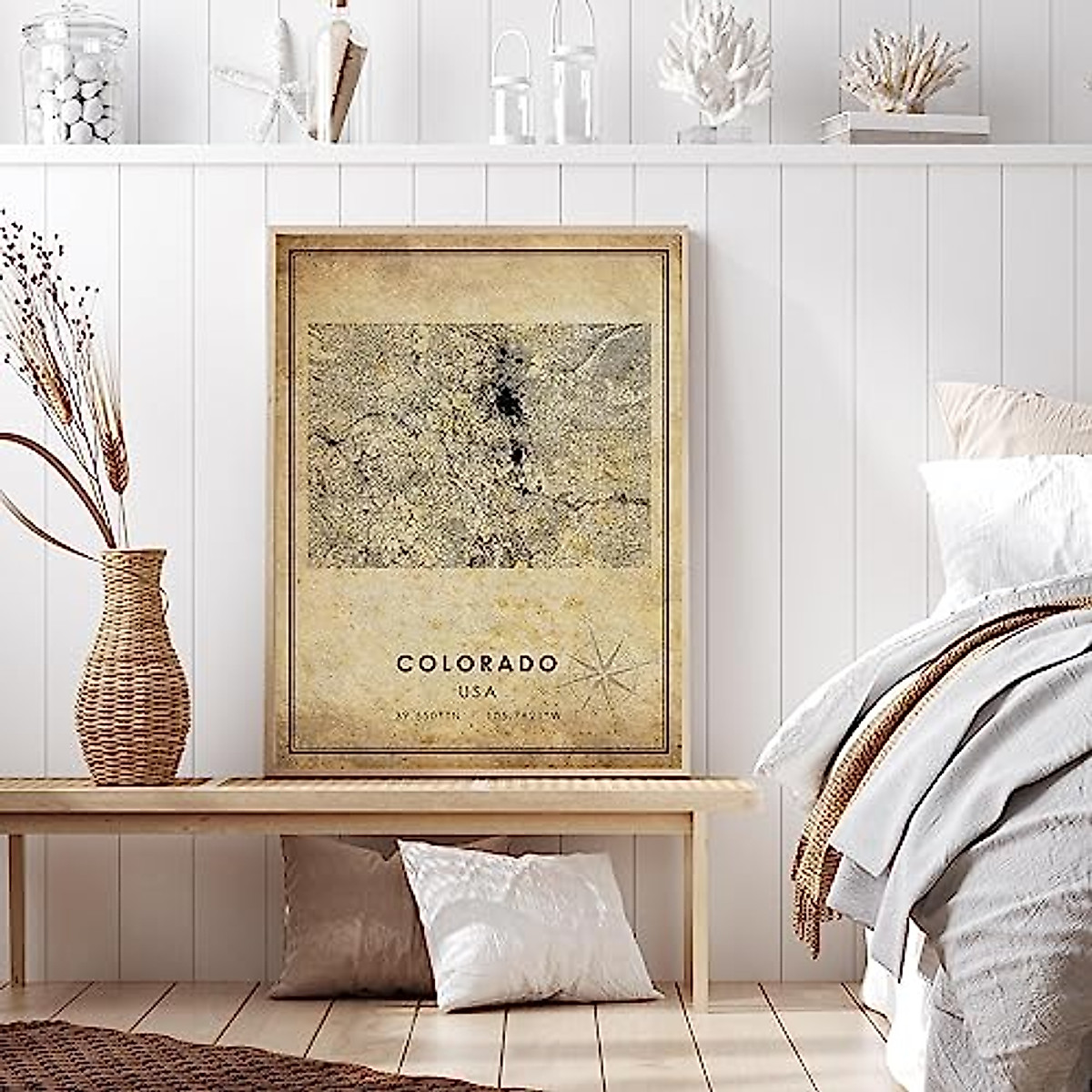Unique Colorado Map Print - Perfect Vintage Gift
