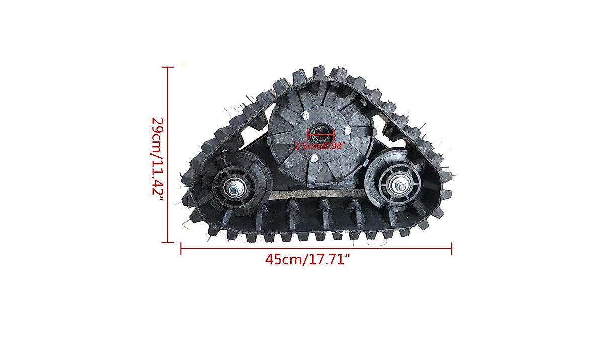 LGXSHOP 23.6in Rear Axle Track Assembly for ATVs