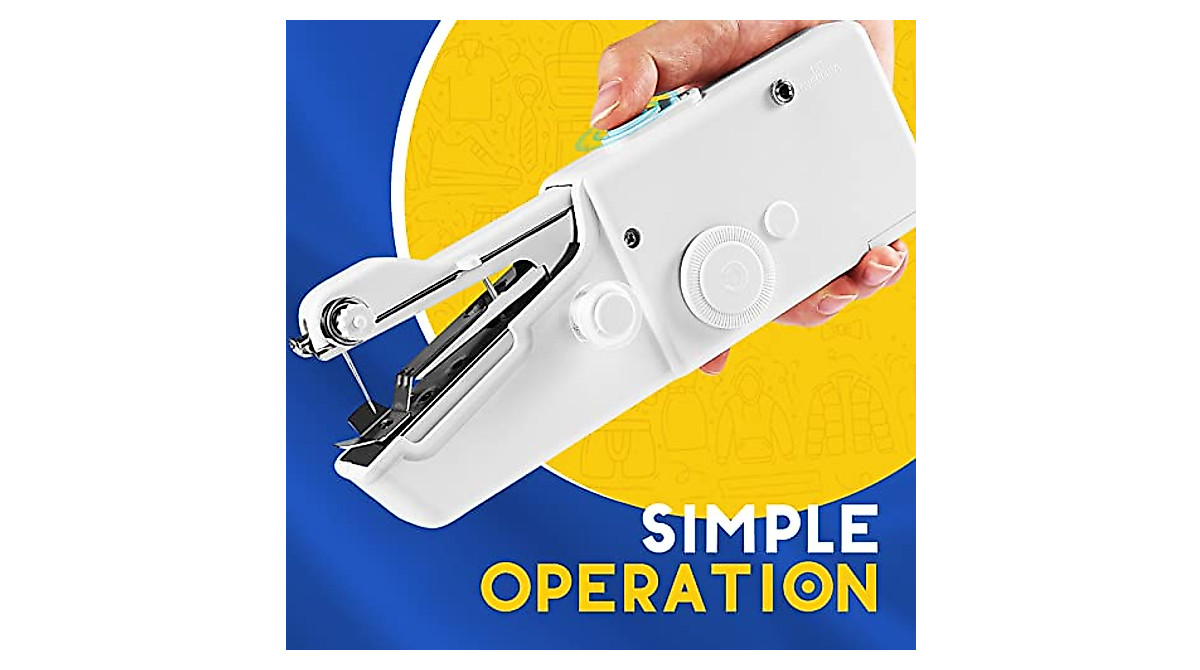 Portable Handheld Sewing Machine for Quick Repairs