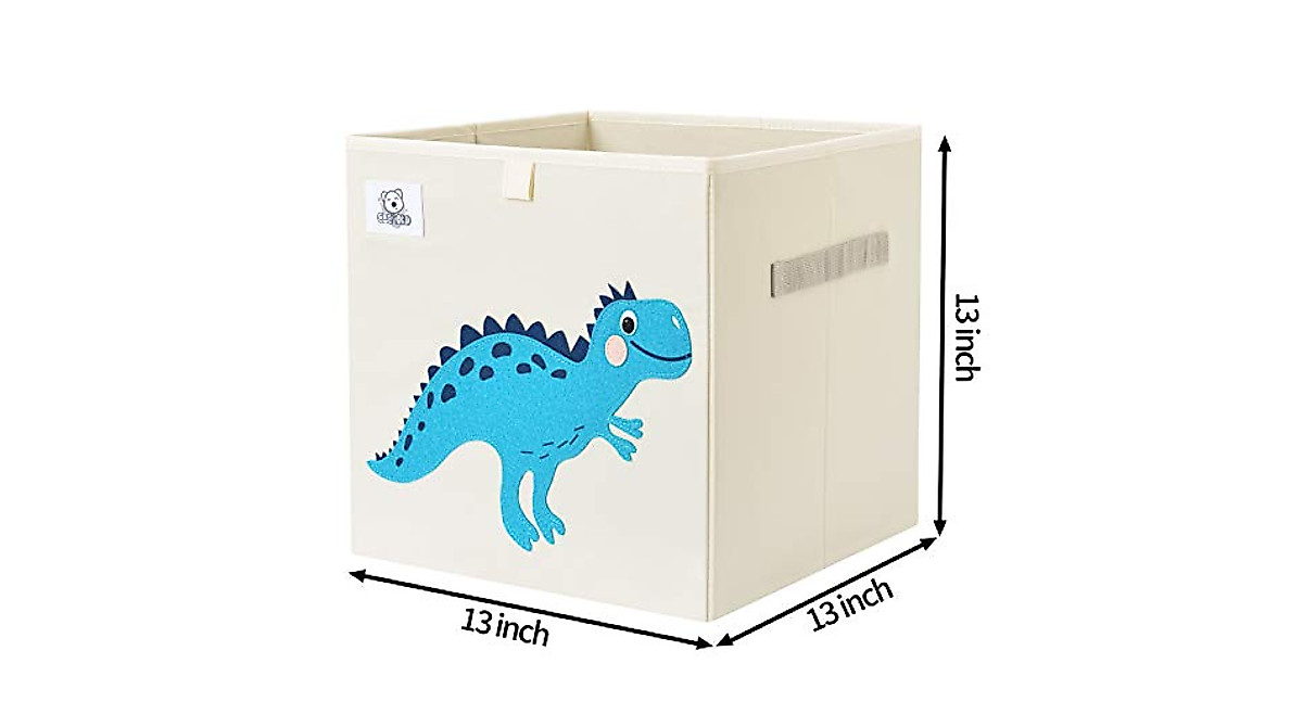 CLCROBD Dino T-Rex Kids Foldable Storage Bin & Toy Box
