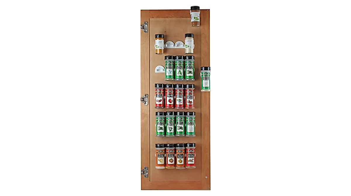 Organize Your Kitchen with Sagler 36 Spice Rack & Clips
