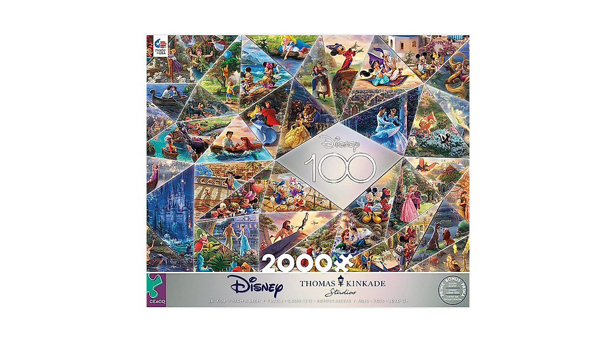 Disney 100th Anniversary Collage Puzzle by Ceaco - 2000 Pieces